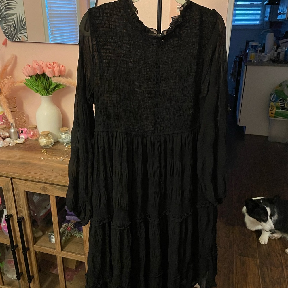 Elegant Black Women's Dress